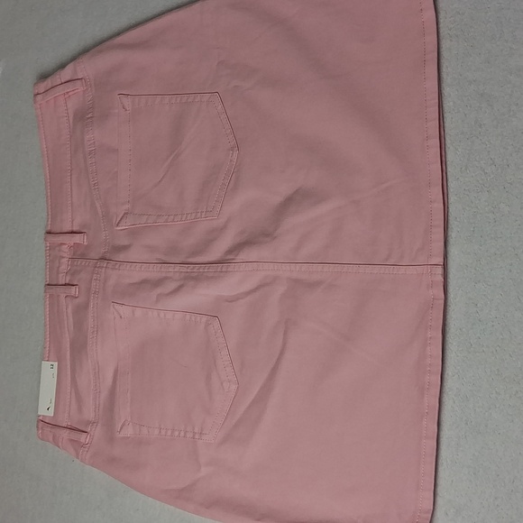 NWT Tommy Bahama Boracay Beach Pink Soft Denim Skirt, Size 12 - Picture 7 of 9